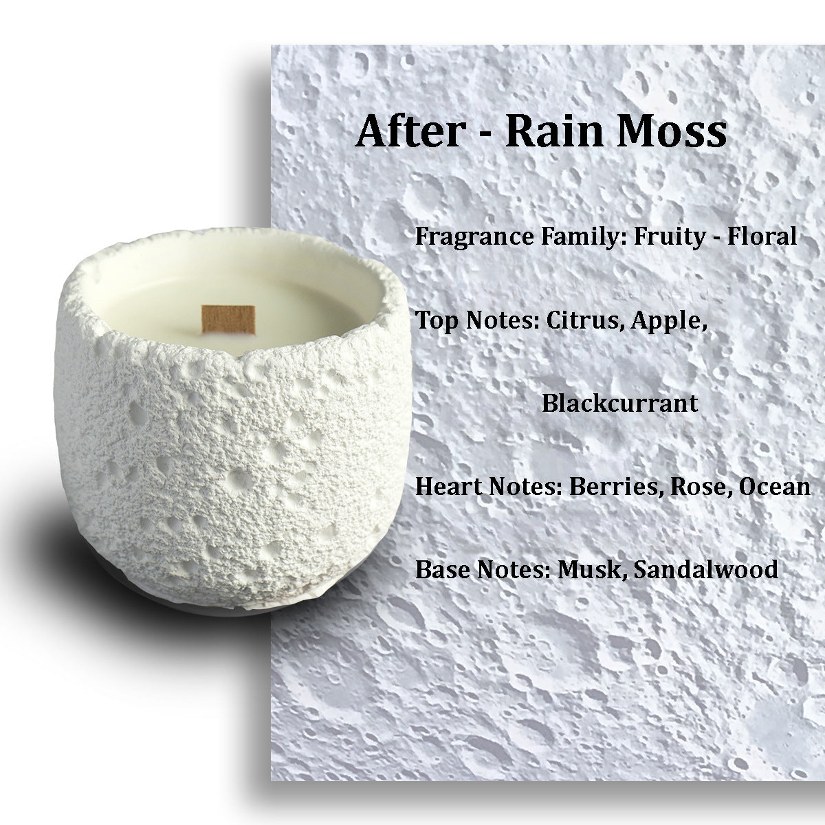Plaster Cup Candle | Halloween Scented Candle | Soy Candles for Home Fragrance & Decor | Gypsum Material 200g