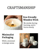 Plaster Cup Candle | Halloween Scented Candle | Soy Candles for Home Fragrance & Decor | Gypsum Material 200g