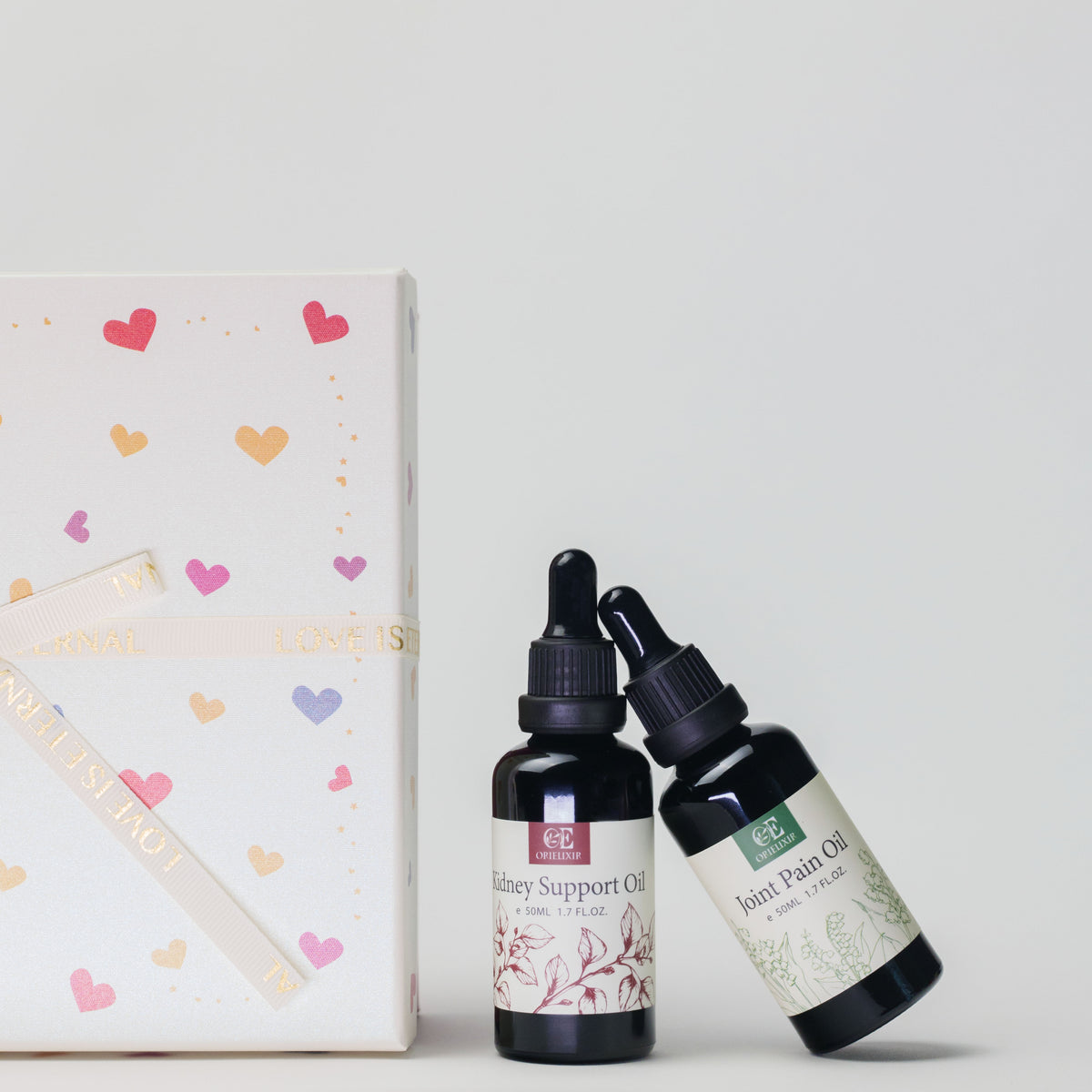 Orielixir Vitality Essential Oil blends Gift Set Box, Vital Root Oil & Joint Ease Oil, Recharge from the inside out, Natural Massage Oil Best Gift