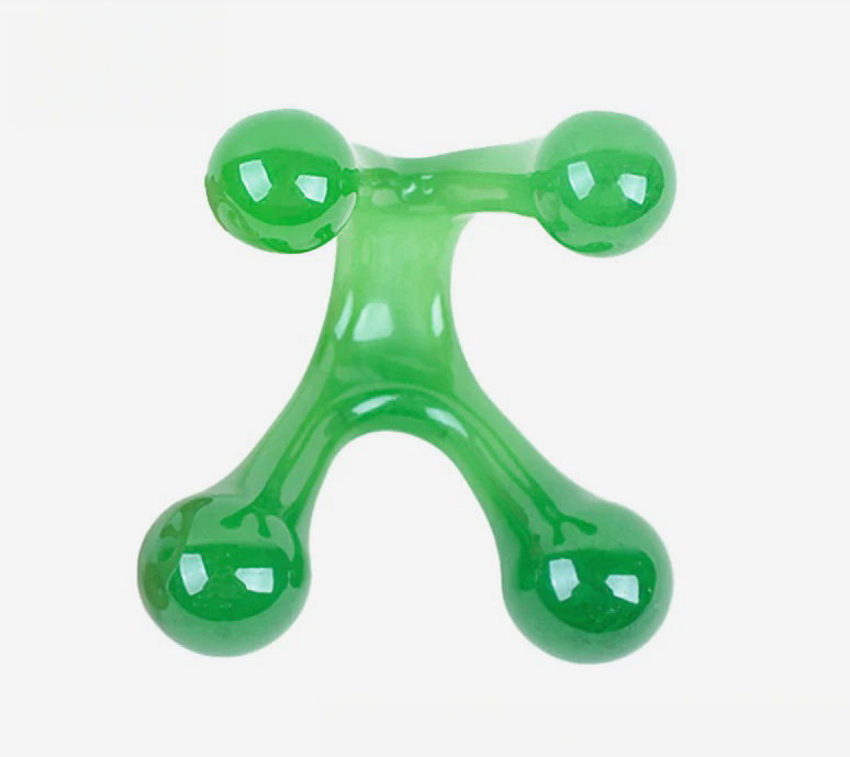 Four Points Handheld Massage Tool|Natural Resin|Acupoints Massage