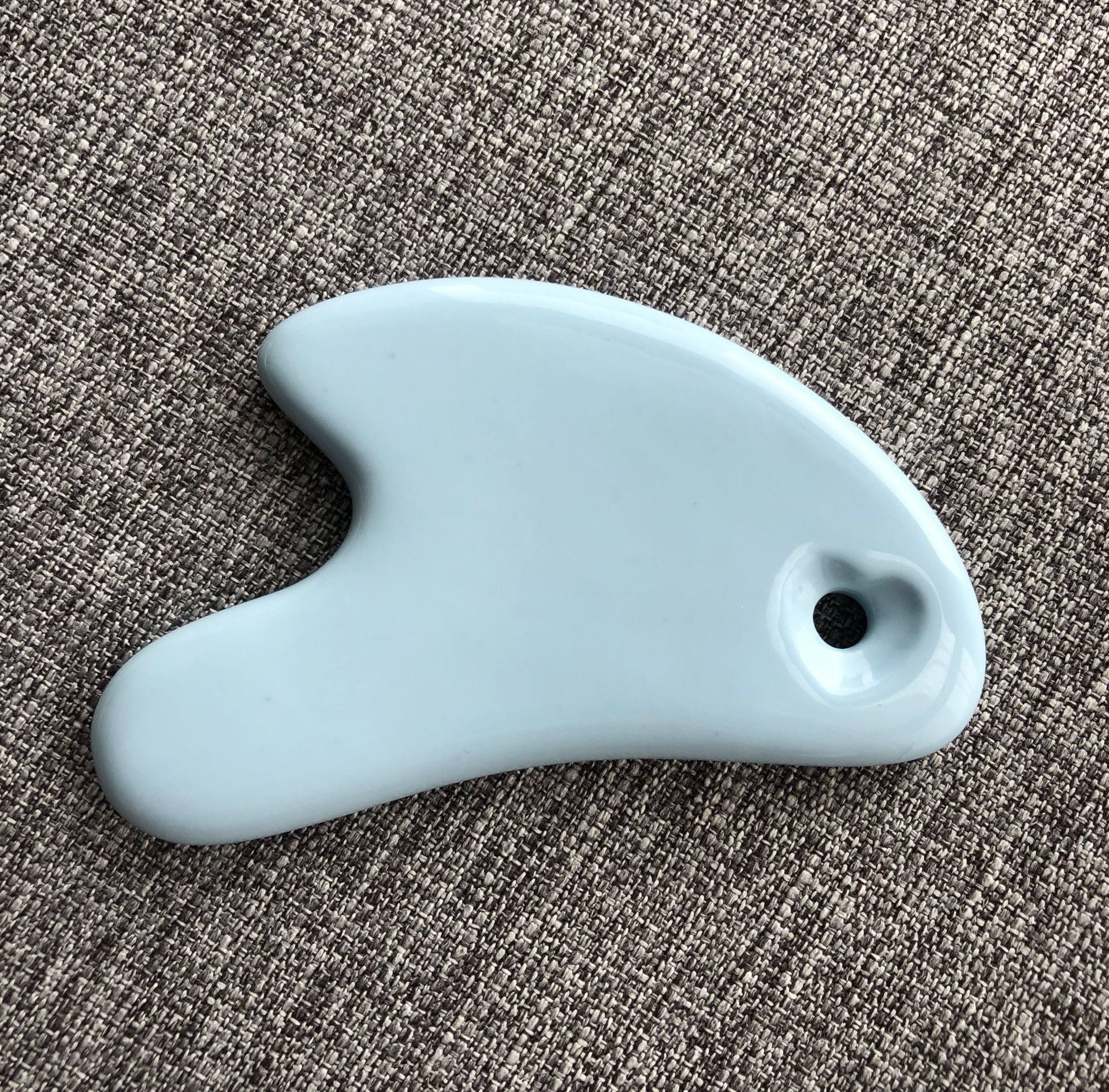 Ceramic Gua Sha Tool - Face & Body Sculpting Massager|100% Clay Repeatedly Fired