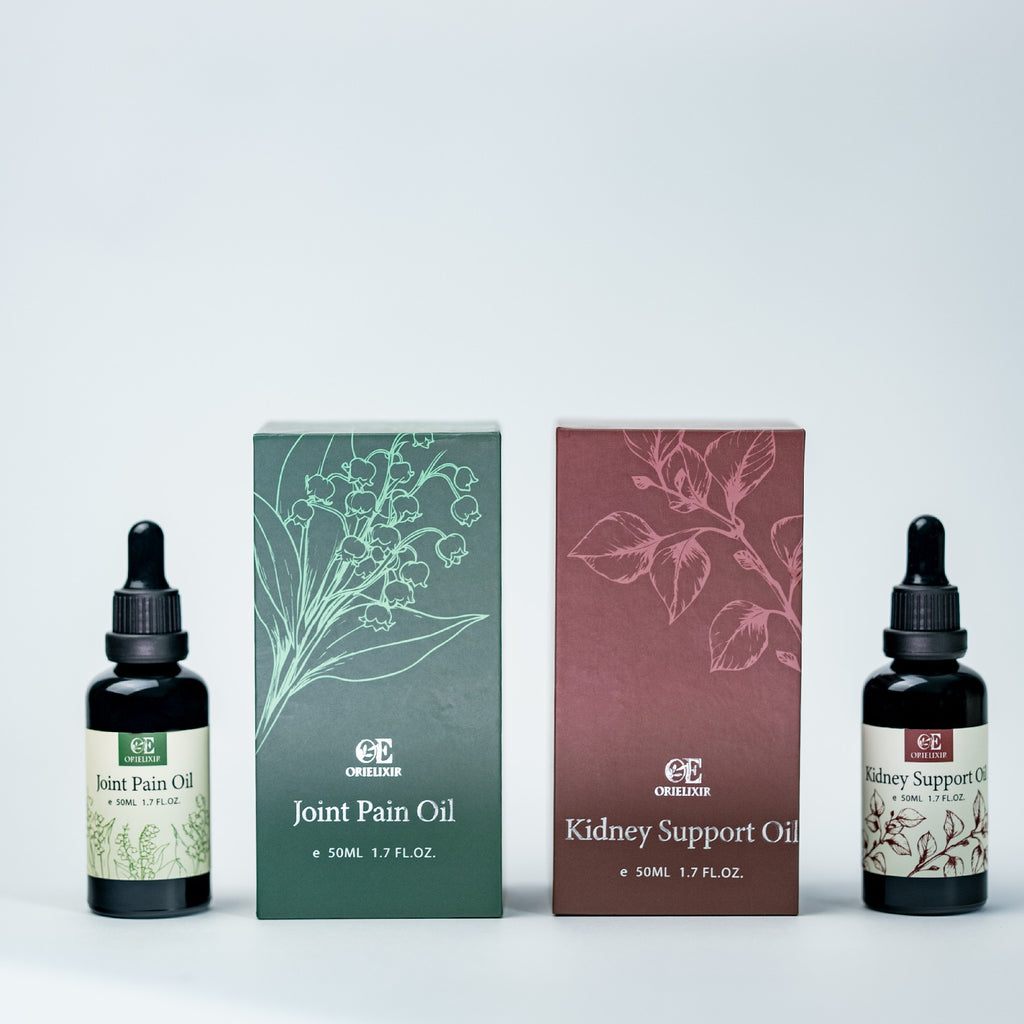 Orielixir Vitality Essential Oil blends Gift Set Box, Vital Root Oil & Joint Ease Oil, Recharge from the inside out, Natural Massage Oil Best Gift