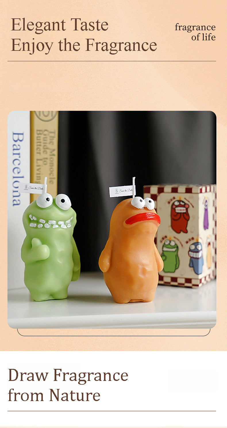 Halloween Scented Candles | Funny & Creative | Handmade | Monster-shaped  140g
