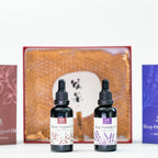 Orielixir Wellbeing Essential Oil Blends Gift Set Box, Sleep Essential Oil & Vital Root Oil, Natural Massage Oil Best Gift