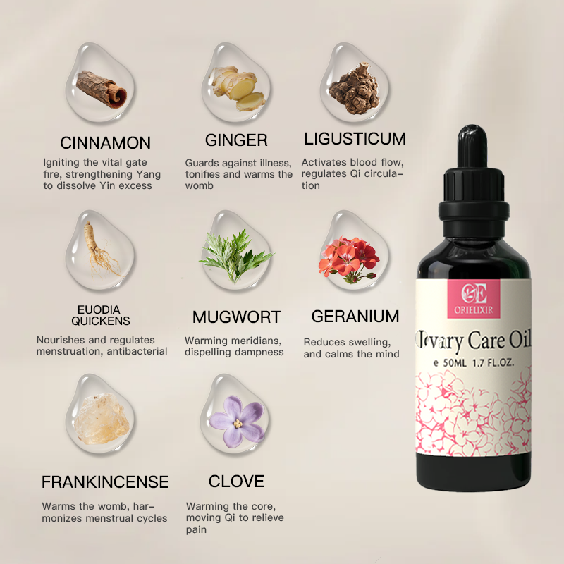 OriElixir Moon Cycle Oil｜Gentle Harmony for Every Phase – 100% Natural Massage Oil