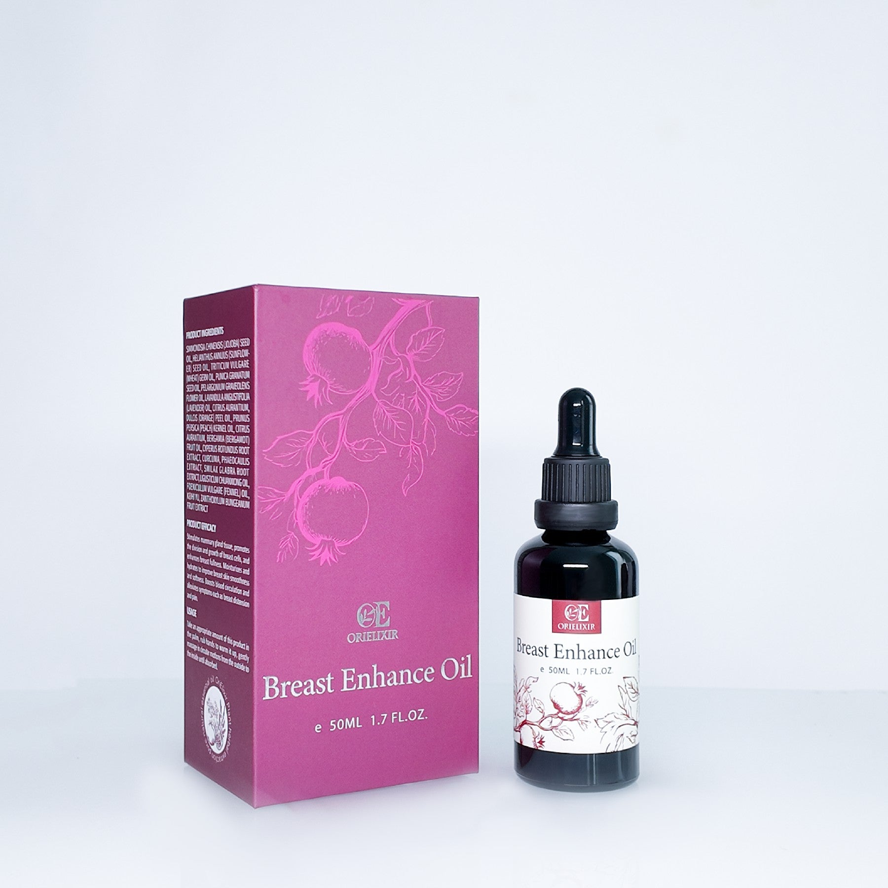 OriElixir Bloom Curve Oil ｜Natural Fullness, Feminine Grace – 100% Natural Massage Oil
