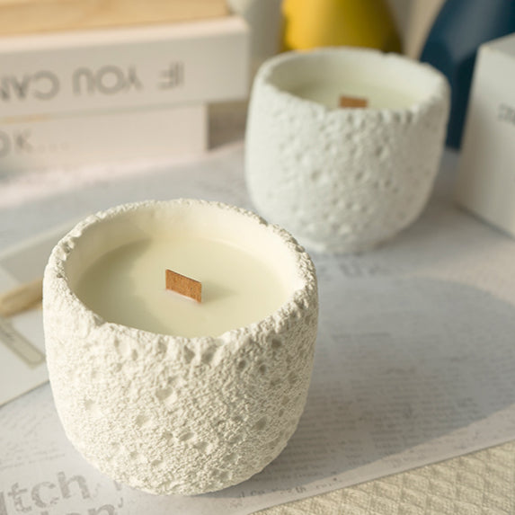 Plaster Cup Candle | Halloween Scented Candle | Soy Candles for Home Fragrance & Decor | Gypsum Material 200g