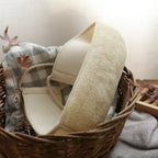 Natural Exfoliating Loofah Sponge for Women and Men, Eco-Friendly and Biodegradable Shower Luffa Sponge