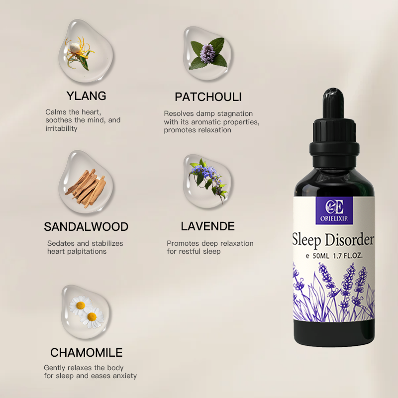 OriElixir Dream Calm Oil｜A Drop of Tranquility Before Bed – 100% Natural Massage Oil