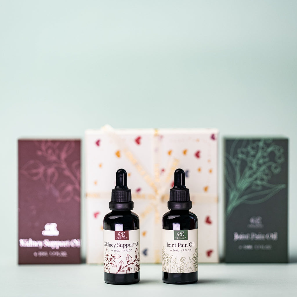 Orielixir Vitality Essential Oil blends Gift Set Box, Vital Root Oil & Joint Ease Oil, Recharge from the inside out, Natural Massage Oil Best Gift