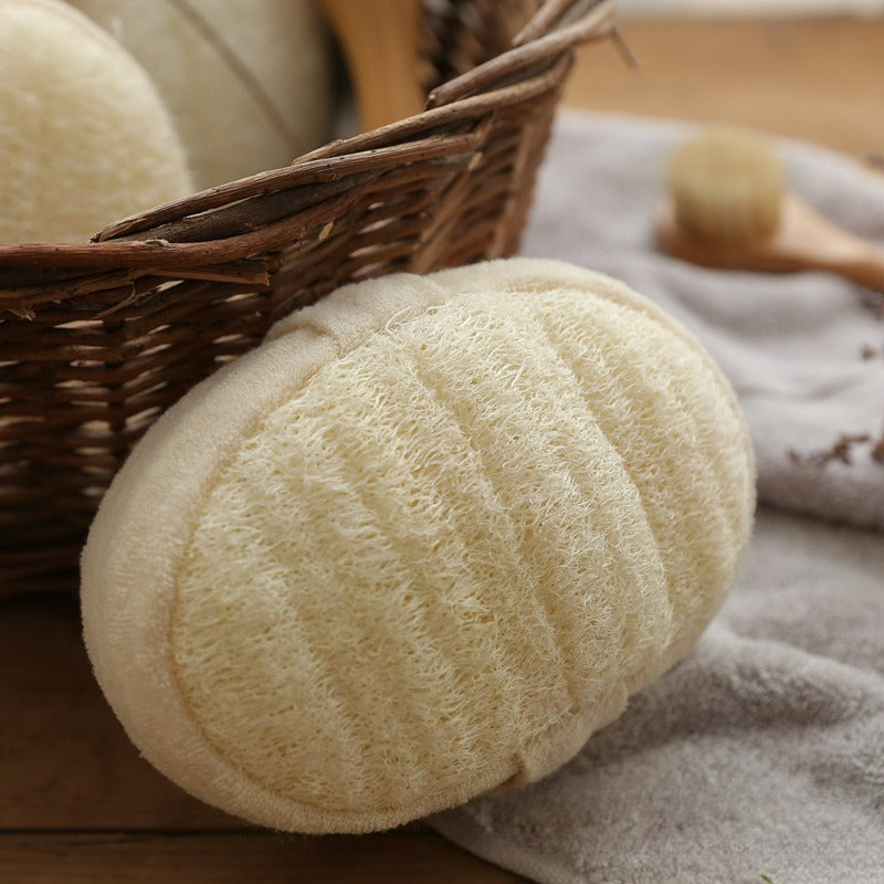 Natural Exfoliating Loofah Sponge for Women and Men, Eco-Friendly and Biodegradable Shower Luffa Sponge