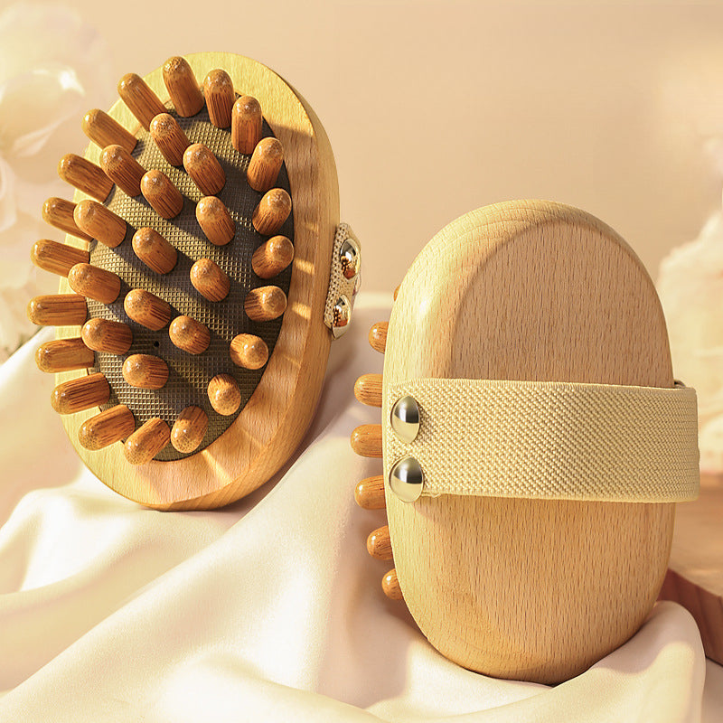 Wooden Meridian Brush-Fat Removal|Lymphatic Drainage|Body Sculpting