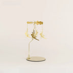Halloween-limited Spinning Candleholder Stainless Steel Material Aromatherapy Candle Holder Candlestick for Home Decor