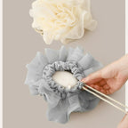 2-in-1 Body Scrubber, Shower Pouf with Soap Pocket, Mesh Shower Pouf Balls, Daily Shower, Travel Spa Use, Bath Accessory