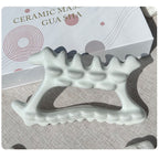 Ceramic Gua Sha Tool-100% Natural Materials|Safe and Gentle|Fishbone Shape