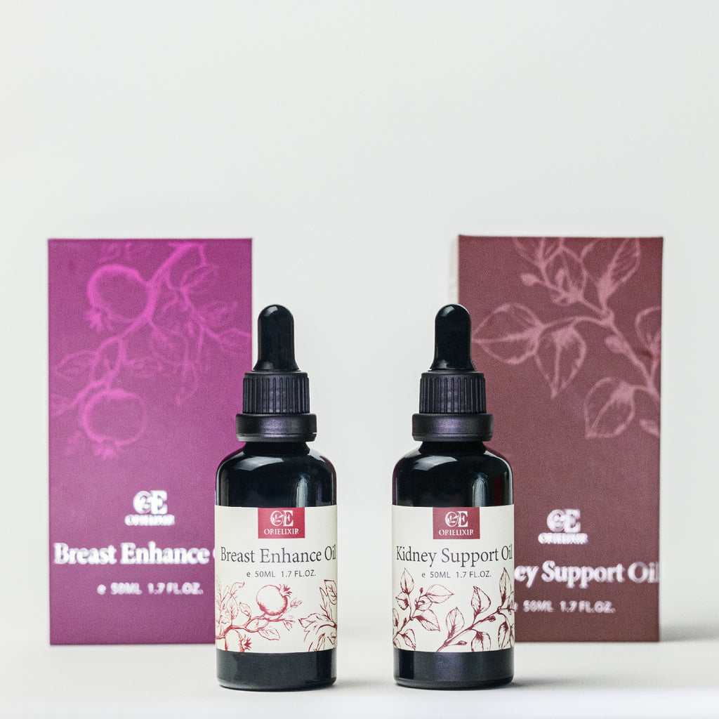 Orielixir  Wellbeing Essential Oil Blends Gift Set Box, Bloom Curve Oil & Vital Root Oil, For Female and Male, Natural Massage Oil Best Gift