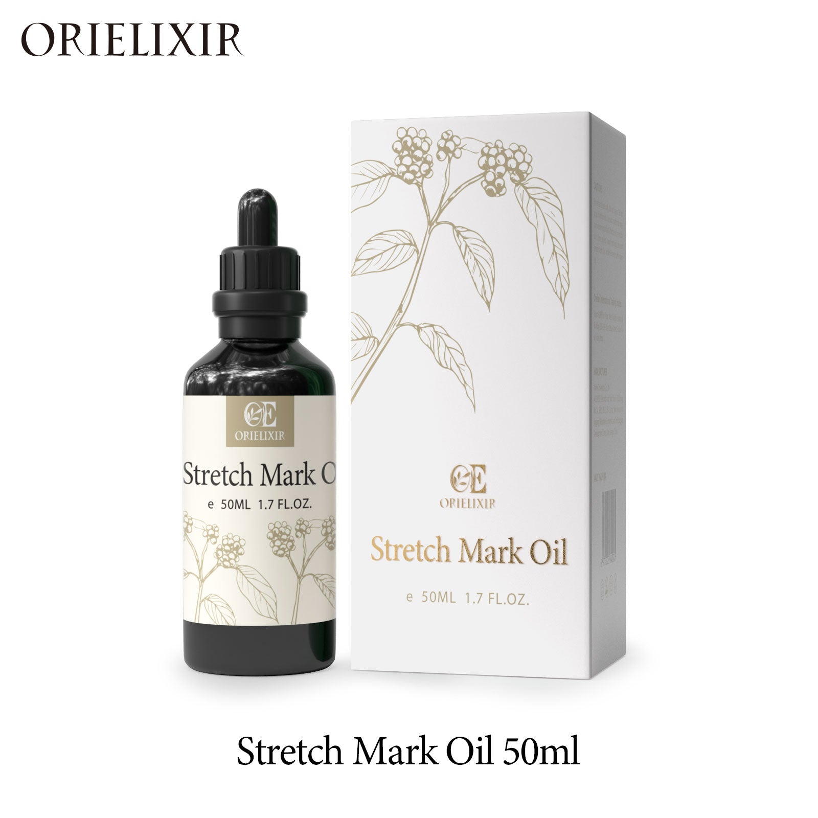 OriElixir Silk Body Oil｜Smooth as Satin, Care for Stretch & Glow – 100% Natural Massage Oil