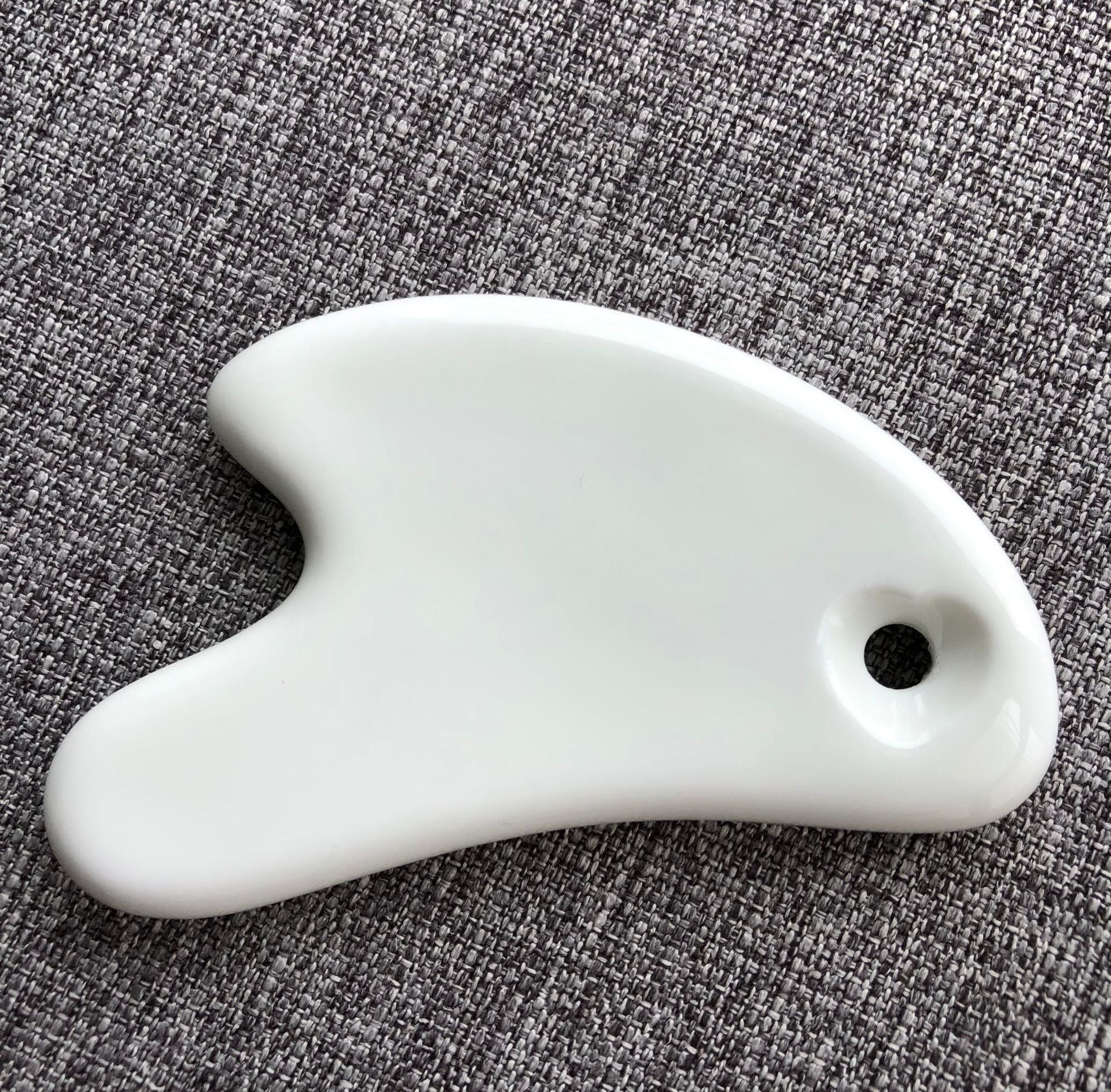 Ceramic Gua Sha Tool - Face & Body Sculpting Massager|100% Clay Repeatedly Fired