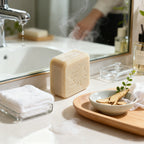 Silk & Ginseng Nourishing Soap, handmade, ginseng extract and silk protein, helping to refine the skin's texture 2oz