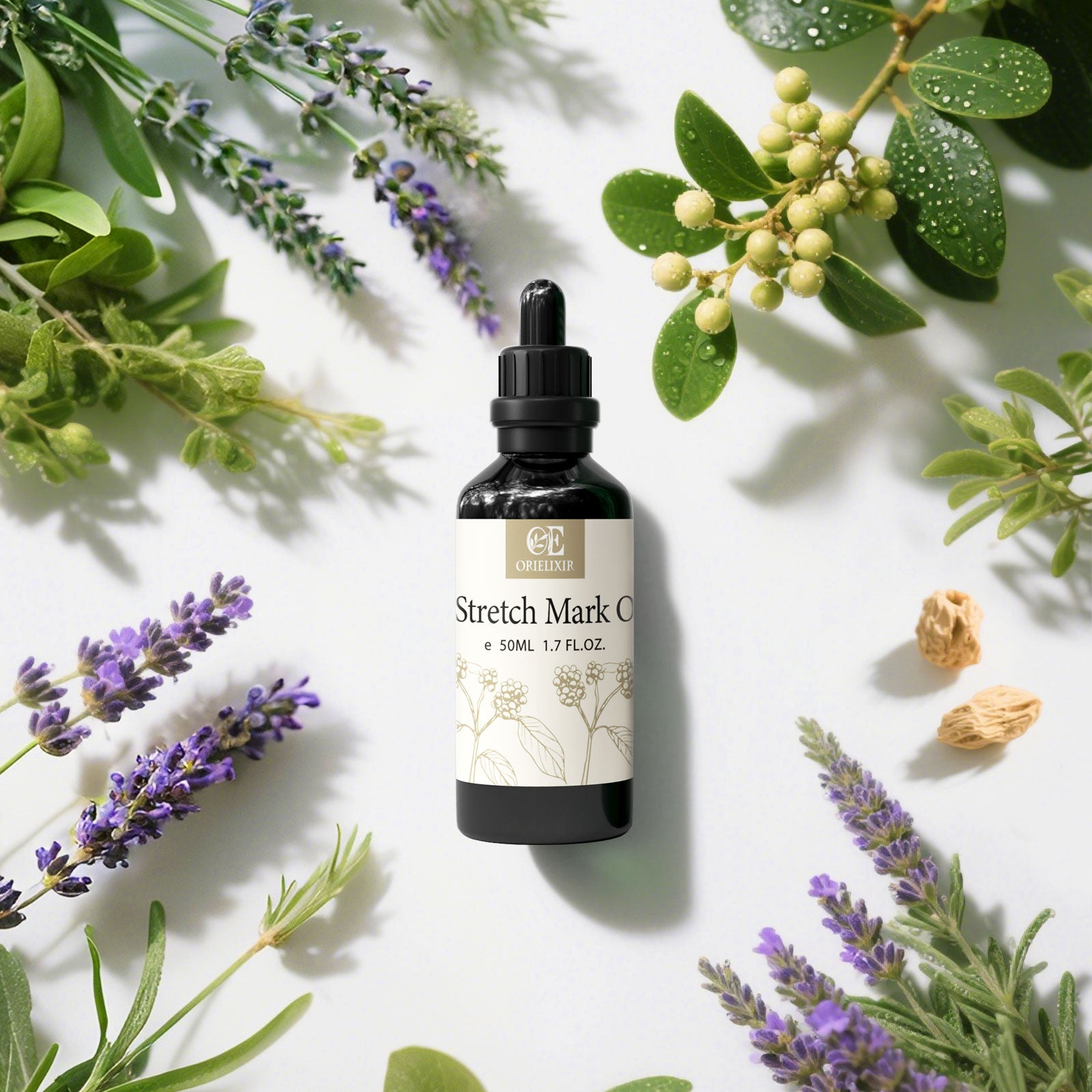 OriElixir Silk Body Oil｜Smooth as Satin, Care for Stretch & Glow – 100% Natural Massage Oil