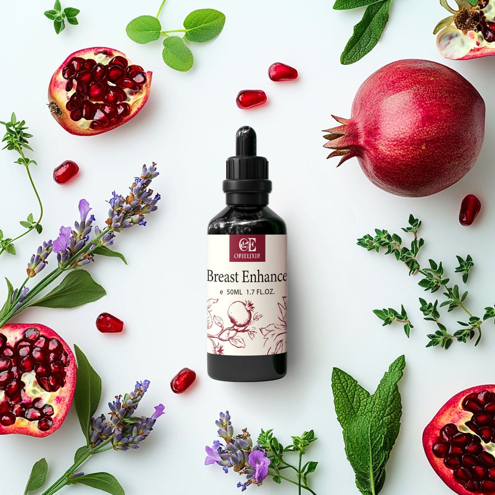 OriElixir Bloom Curve Oil ｜Natural Fullness, Feminine Grace – 100% Natural Massage Oil