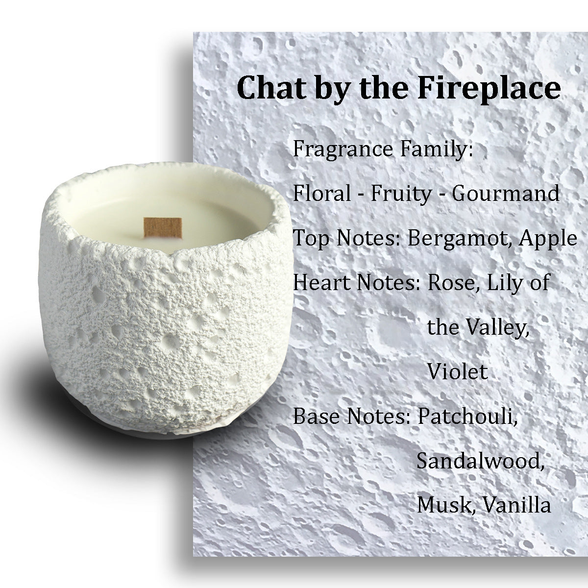 Plaster Cup Candle | Halloween Scented Candle | Soy Candles for Home Fragrance & Decor | Gypsum Material 200g