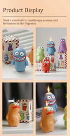 Halloween Scented Candles | Funny & Creative | Handmade | Monster-shaped  140g
