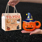 Halloween Ceramic Pumpkin Candleholder | Pumpkins Spooky Sculptures | Party Decoration