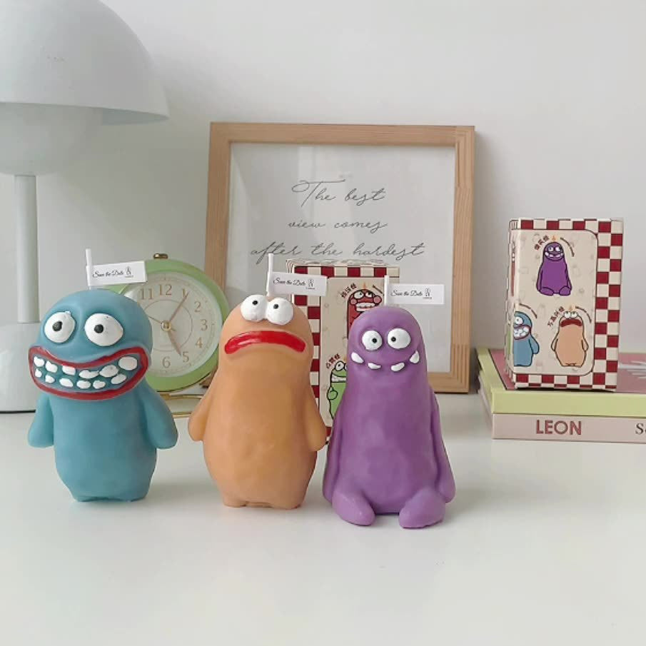 Halloween Scented Candles | Funny & Creative | Handmade | Monster-shaped  140g