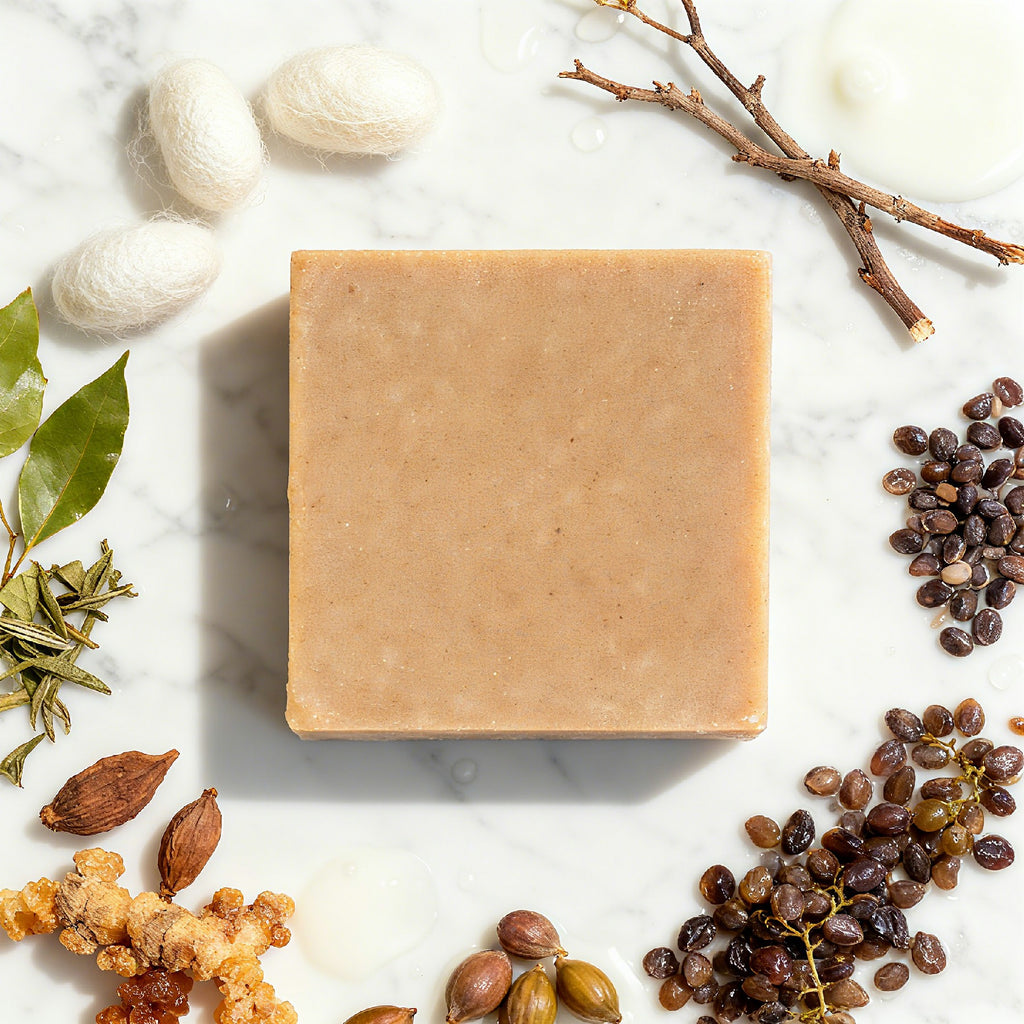 Frankincense & Myrrh Essential Oil Soap, Handmade, Moisturizing, Suitable for Face and Skin, Gentle on Sensitive Skin, Eco-Friendly 4 oz