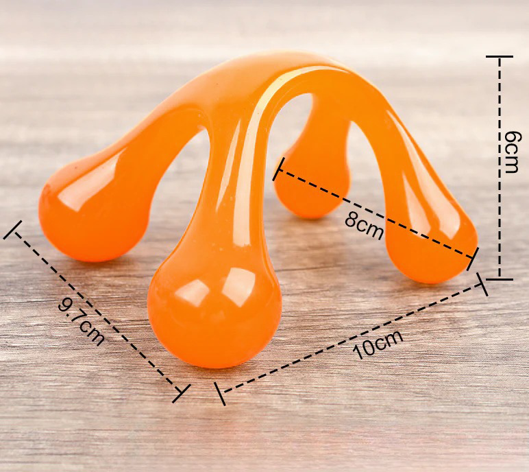 Four Points Handheld Massage Tool|Natural Resin|Acupoints Massage