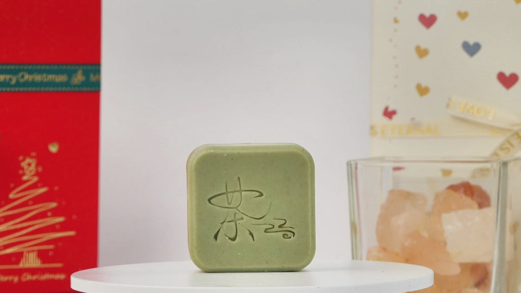 Green Tea Purifying Soap Gentle Exfoliating for Hydrating & Nourishing Skin , Cruelty-Free